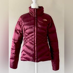 The North Face Burgundy 550 Goose Down Jacket Size S